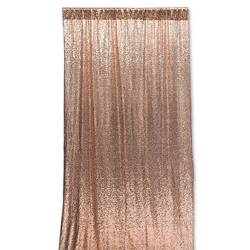 CUSTOM WEDDING PHOTO BACKDROP DECORATION - ROSE GOLD SEQUIN - AyaZay Wedding Shoppe