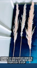 PAMPAS GRASS STEMS - PKG OF 3 - AyaZay Wedding Shoppe