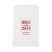 BRING ON THE CHEER FLAT POCKET STYLE GOODIE BAG - AyaZay Wedding Shoppe