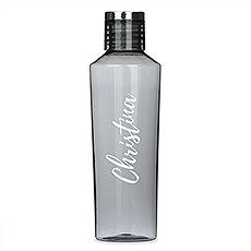 PERSONALIZED PLASTIC WATER BOTTLE - CALLIGRAPHY PRINT (4 colours) - AyaZay Wedding Shoppe