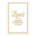 CELEBRATION SCRIPT LARGE RECTANGULAR TAG - AyaZay Wedding Shoppe