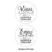 CELEBRATION SCRIPT SMALL STICKER - AyaZay Wedding Shoppe
