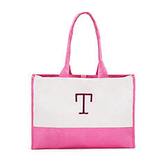 COLORBLOCK TOTE - HOT PINK - AyaZay Wedding Shoppe