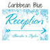 REEF CORAL DIRECTIONAL SIGN - AyaZay Wedding Shoppe