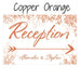 REEF CORAL DIRECTIONAL SIGN - AyaZay Wedding Shoppe