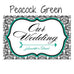 LOVE BIRD DAMASK WEDDING DIRECTIONAL SIGN - AyaZay Wedding Shoppe