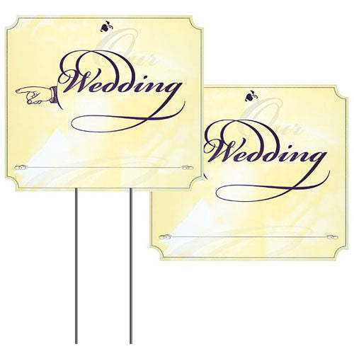 WEDDING DIRECTIONAL SIGNS - AyaZay Wedding Shoppe