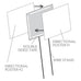 HOMESPUN CHARM WEDDING DIRECTIONAL SIGN - AyaZay Wedding Shoppe