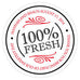 100% FRESH SMALL STICKER - AyaZay Wedding Shoppe