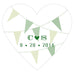 HOMESPUN CHARM STICKER STICKER - AyaZay Wedding Shoppe