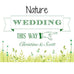 HOMESPUN CHARM WEDDING DIRECTIONAL SIGN - AyaZay Wedding Shoppe