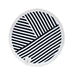 NAVY & WHITE STRIPED ROUND BEACH TOWEL - AyaZay Wedding Shoppe