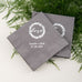 PERSONALIZED FOIL PRINTED PAPER NAPKINS - Love Wreath (50/pkg) - AyaZay Wedding Shoppe