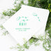 PERSONALIZED FOIL PRINTED PAPER NAPKINS - You Me Oui!
(50/pkg) - AyaZay Wedding Shoppe