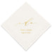 PERSONALIZED FOIL PRINTED PAPER NAPKINS - I Do
(50/pkg) - AyaZay Wedding Shoppe