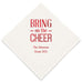 BRING ON THE CHEER PRINTED NAPKINS (50/pkg) - AyaZay Wedding Shoppe