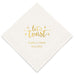 PERSONALIZED FOIL PRINTED PAPER NAPKINS - Let’s Toast

(50/pkg) - AyaZay Wedding Shoppe