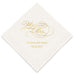 PERSONALIZED FOIL PRINTED PAPER NAPKINS - Mr & Mrs Script (50/pkg) - AyaZay Wedding Shoppe