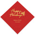 CLASSIC CHRISTMAS HAPPY HOLIDAYS PRINTED NAPKINS (50/pkg)