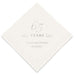 PERSONALIZED FOIL PRINTED PAPER NAPKINS - 65 Years

(50/pkg)