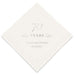PERSONALIZED FOIL PRINTED PAPER NAPKINS - 70 Years

(50/pkg) - AyaZay Wedding Shoppe