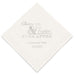 PERSONALIZED FOIL PRINTED PAPER NAPKINS - Wedding Cheer (50/pkg) - AyaZay Wedding Shoppe