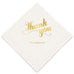 PERSONALIZED FOIL PRINTED PAPER NAPKINS - Thank You

(50/pkg) - AyaZay Wedding Shoppe