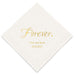 PERSONALIZED FOIL PRINTED PAPER NAPKINS - Forever

(50/pkg) - AyaZay Wedding Shoppe