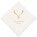 PERSONALIZED FOIL PRINTED PAPER NAPKINS - Love Antlers

(50/pkg) - AyaZay Wedding Shoppe