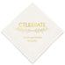 PERSONALIZED FOIL PRINTED PAPER NAPKINS - Woodland Pretty Celebrate

(50/pkg) - AyaZay Wedding Shoppe
