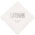 PERSONALIZED FOIL PRINTED PAPER NAPKINS - Eat Drink & Be Married - Block Style

(50/pkg) - AyaZay Wedding Shoppe