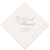 PERSONALIZED FOIL PRINTED PAPER NAPKINS - Eat Drink & Be Married - Script Style

(50/pkg) - AyaZay Wedding Shoppe