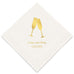 PERSONALIZED FOIL PRINTED PAPER NAPKINS - Champagne Flutes
(50/pkg) - AyaZay Wedding Shoppe