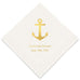 PERSONALIZED FOIL PRINTED PAPER NAPKINS - Anchor

(50/pkg)