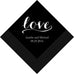 PERSONALIZED FOIL PRINTED PAPER NAPKINS - Love Signature

(50/pkg) - AyaZay Wedding Shoppe