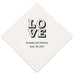 PERSONALIZED FOIL PRINTED PAPER NAPKINS - Love Stack
(50/pkg) - AyaZay Wedding Shoppe