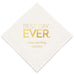 PERSONALIZED FOIL PRINTED PAPER NAPKINS - Best Day Ever Block Style

(50/pkg) - AyaZay Wedding Shoppe