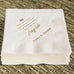 PERSONALIZED FOIL PRINTED PAPER NAPKINS - Love Gives Us A Fairy Tale
(50/pkg) - AyaZay Wedding Shoppe
