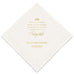 PERSONALIZED FOIL PRINTED PAPER NAPKINS - Love Gives Us A Fairy Tale
(50/pkg) - AyaZay Wedding Shoppe