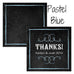 SQUARE FAVOUR TAG WITH CHALKBOARD PRINT DESIGN - AyaZay Wedding Shoppe