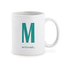 PERSONALIZED COFFEE MUG - SINGLE MONOGRAM - AyaZay Wedding Shoppe