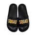 WOMEN'S BRIDAL PARTY SLIDES SANDALS - SQUAD